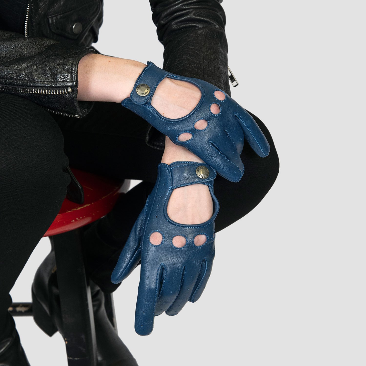 Bullitt Fingerless - Leather Gloves - Women's by Straight to Hell