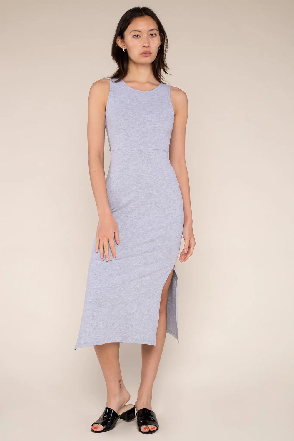 Reversible Twist Jersey Dress by No Less Than  withlove collective