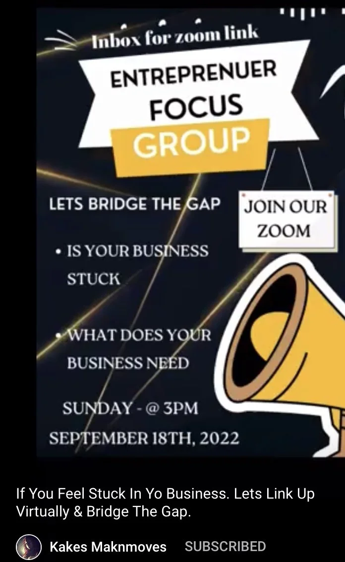 Are you Feeling stuck in your business? Let’s link up virtually and bridge the gap