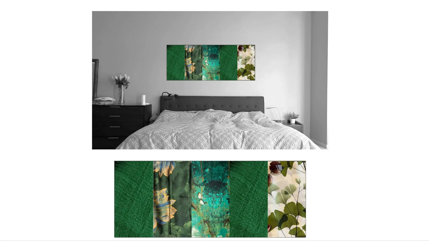 Wallform Wall Art for Bedroom (5-panel)