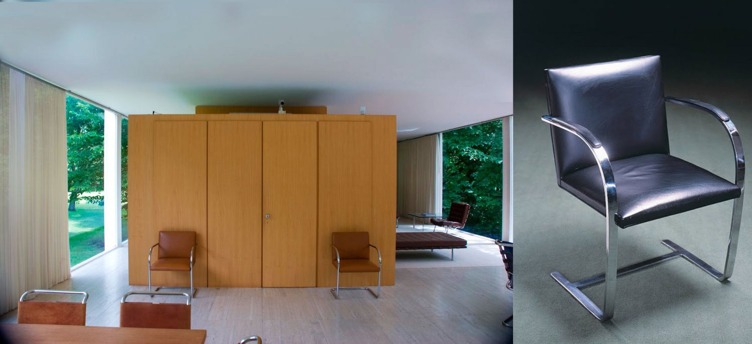 Brno Chair, Tugendhat House Interior