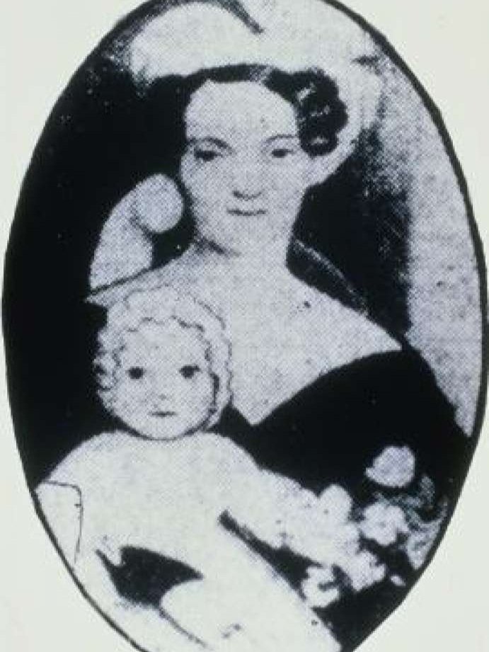Portrait of Charlotte and daughter