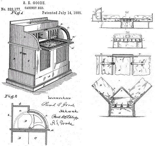 Folding Bed Patent