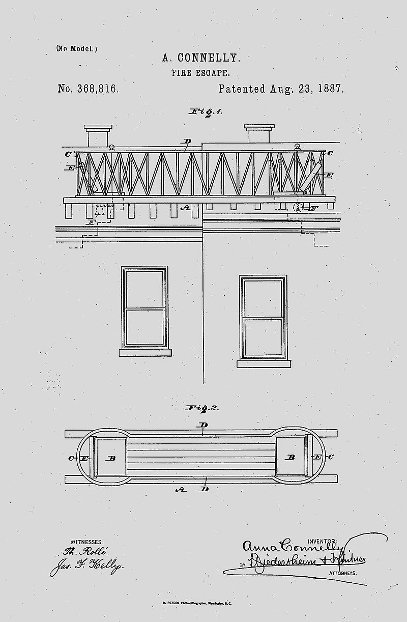 Anna Connelly's Patent
