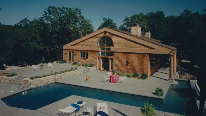 Beverly's house and vineyard