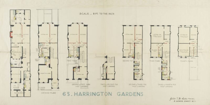 Plans for 65 Harrington Gardens