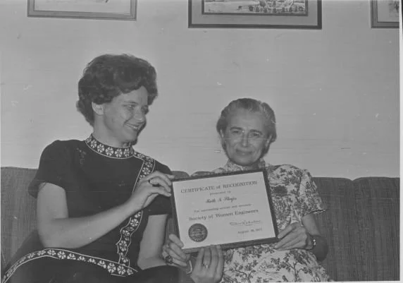 Ruth Shafer Certificate of Recognition