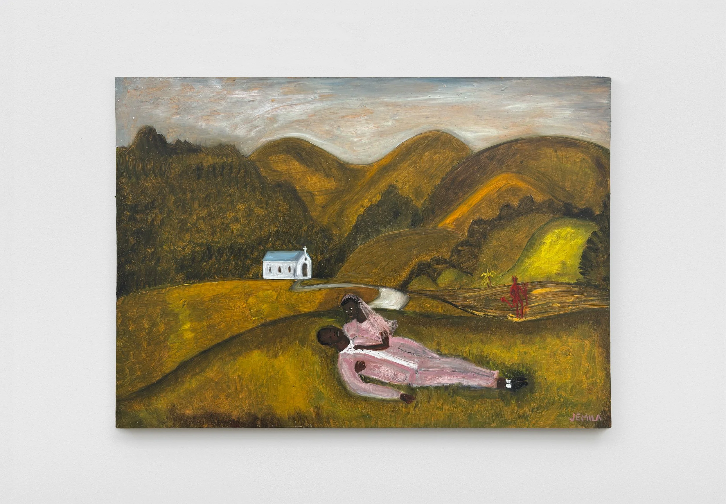Emancipation, 2026, oil on wood panel, 42 × 59.4 cm