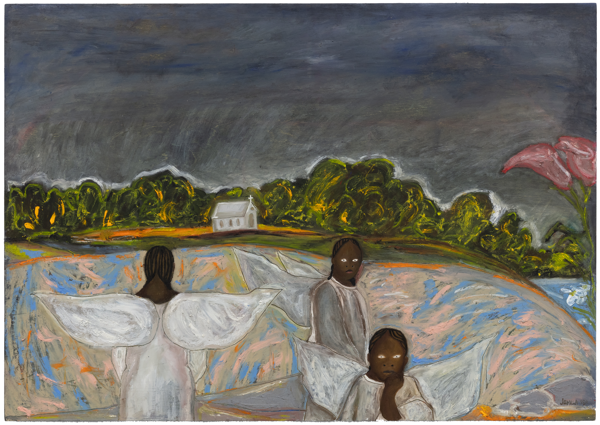 Please Pick Me, 2026, oil on wood panel, 59.4 x 84.1 cm