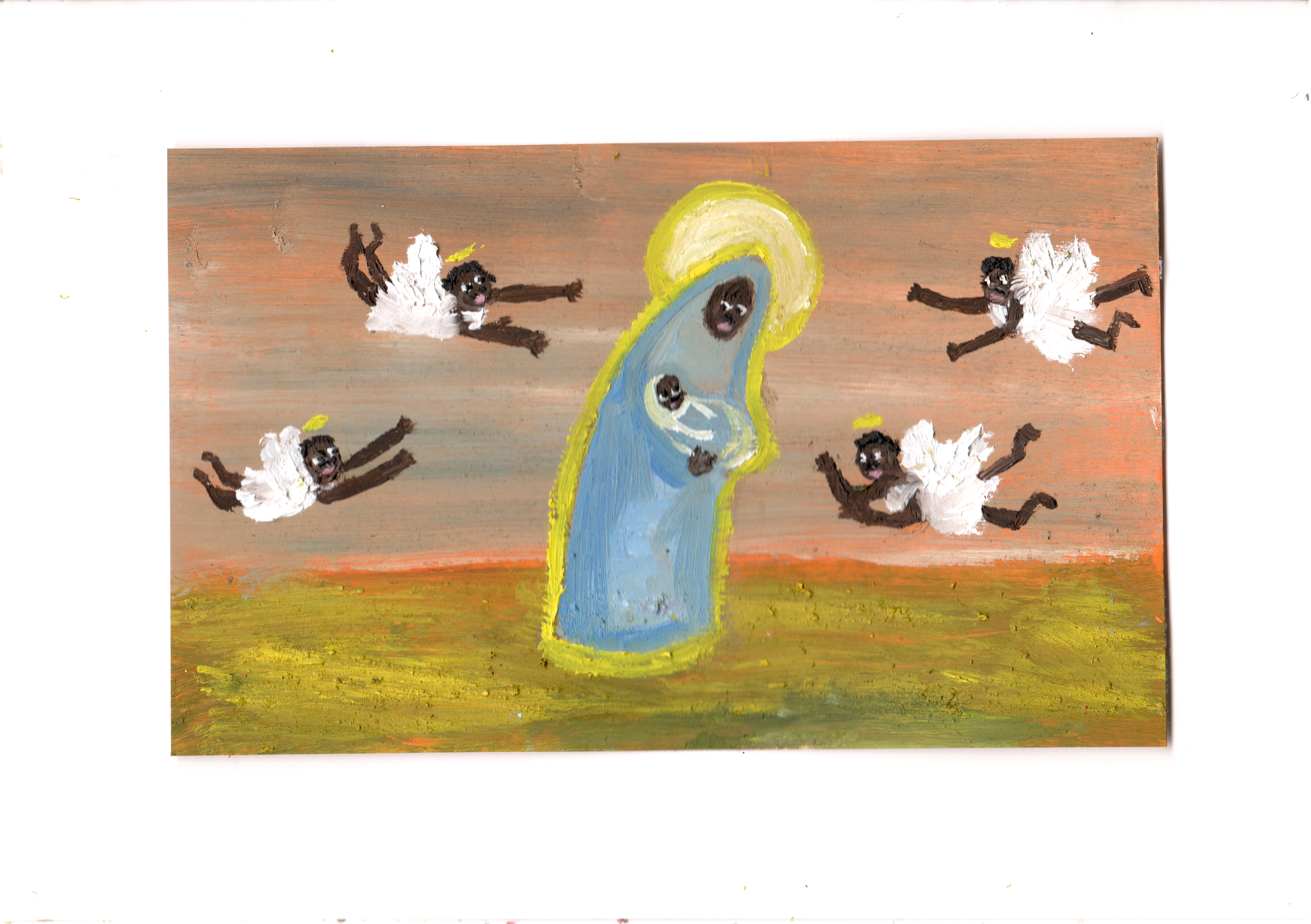 Contrary Mary, oil on paper, 14.8 x 21 cm, 2026