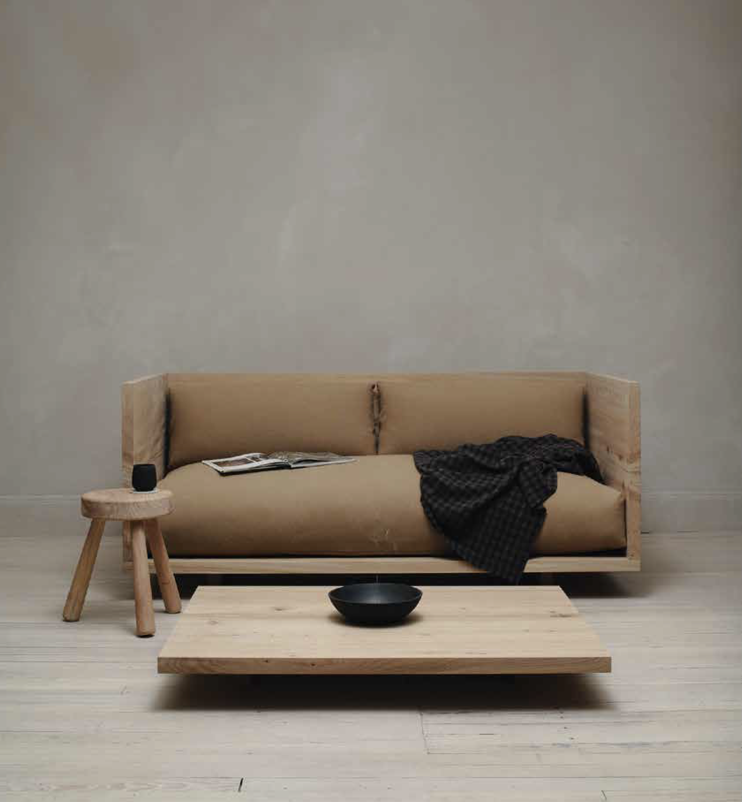 Evan Kinori's honest furniture designs embody a minimal, refined-rustic aesthetic