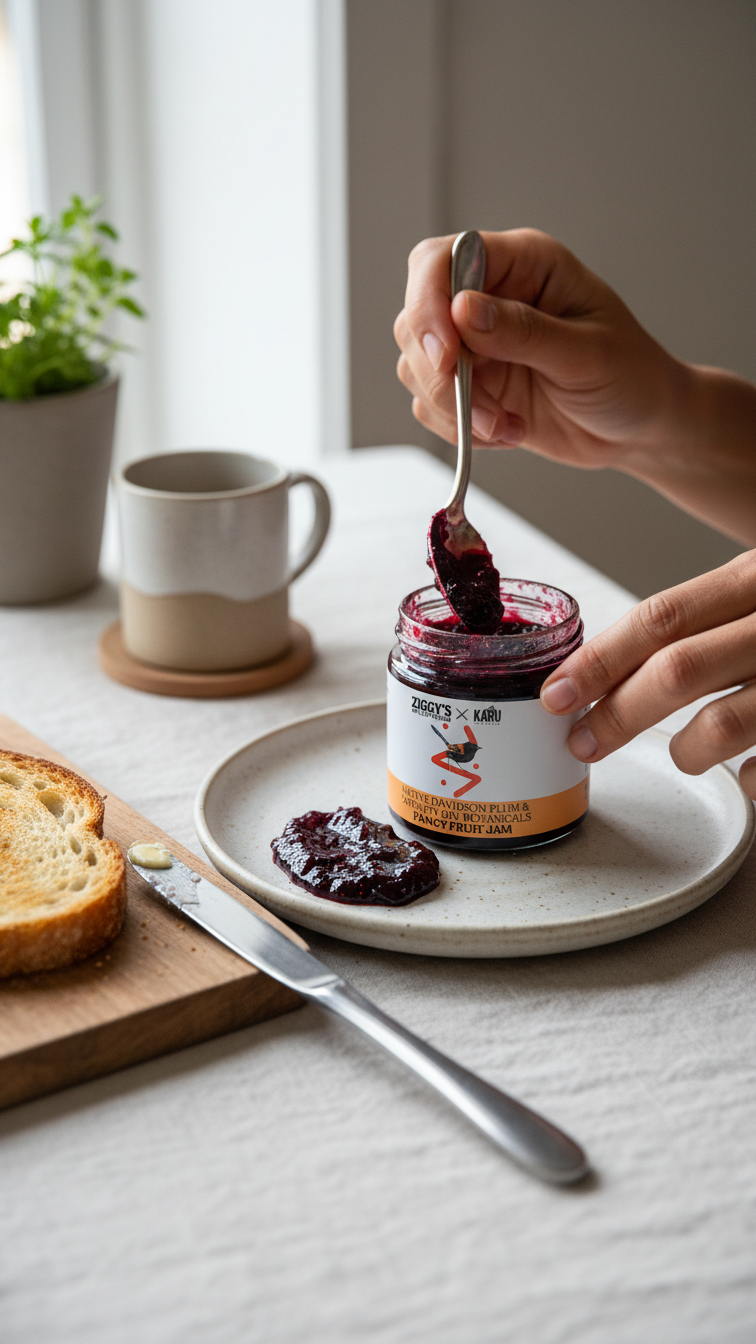 Wild Davidson Plum, Berry & Gin Botanical Jam