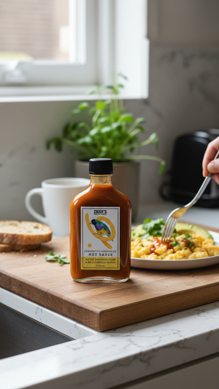 Native Davidson Plum & Wild Dorrigo Pepper Fermented Hot Sauce