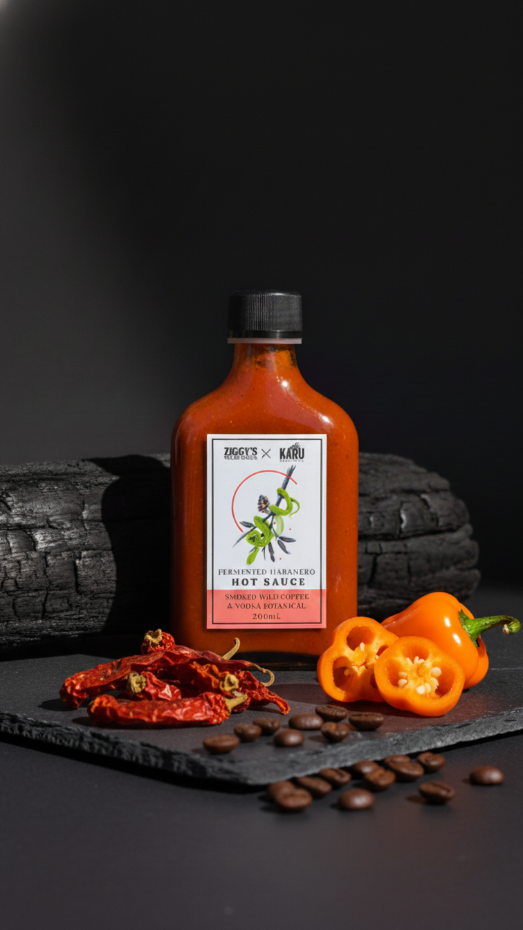 Smoked Wild Coffee & Vodka Botanical Hot Sauce
