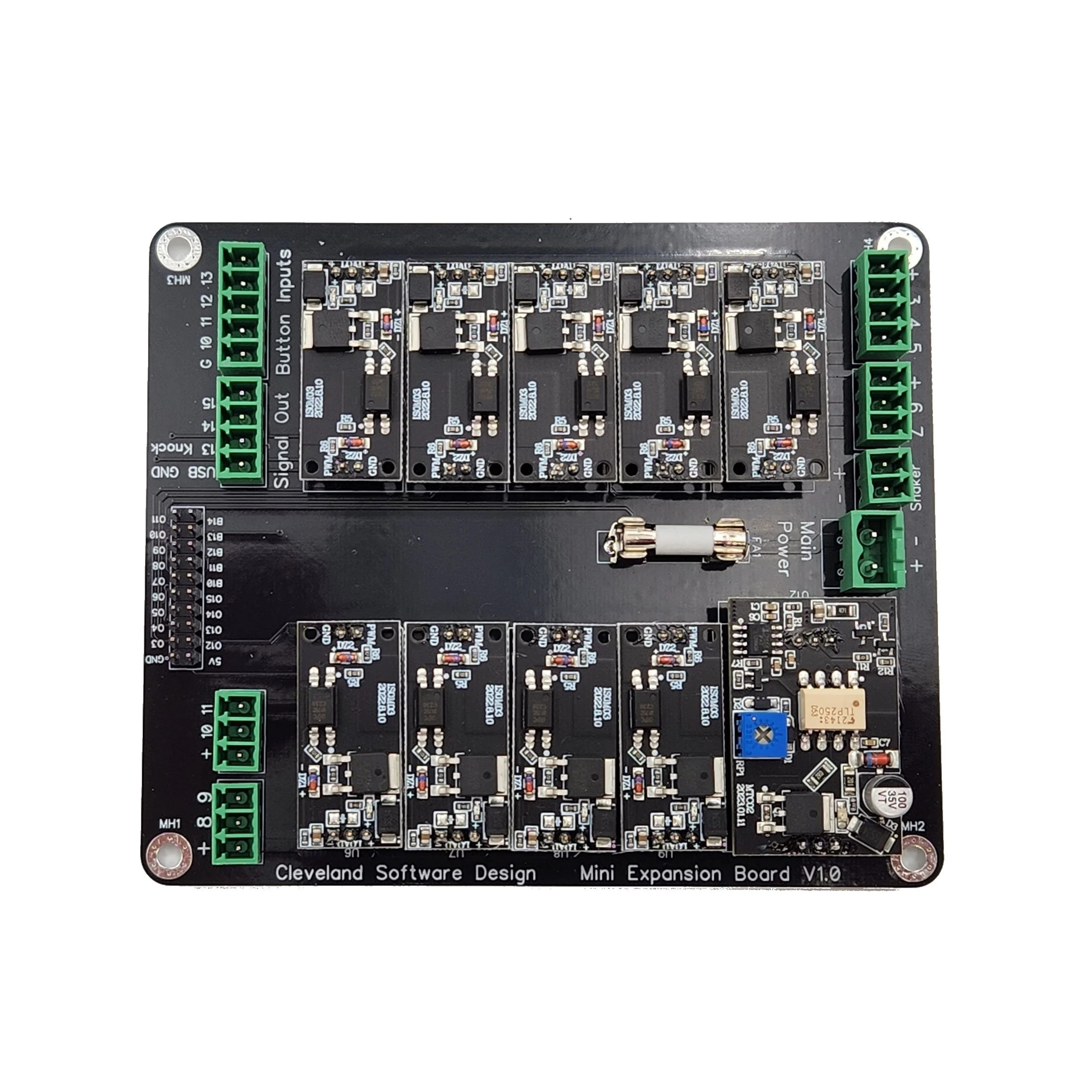 PinOne Mini Virtual Pinball Connection Board — Cleveland Software Design
