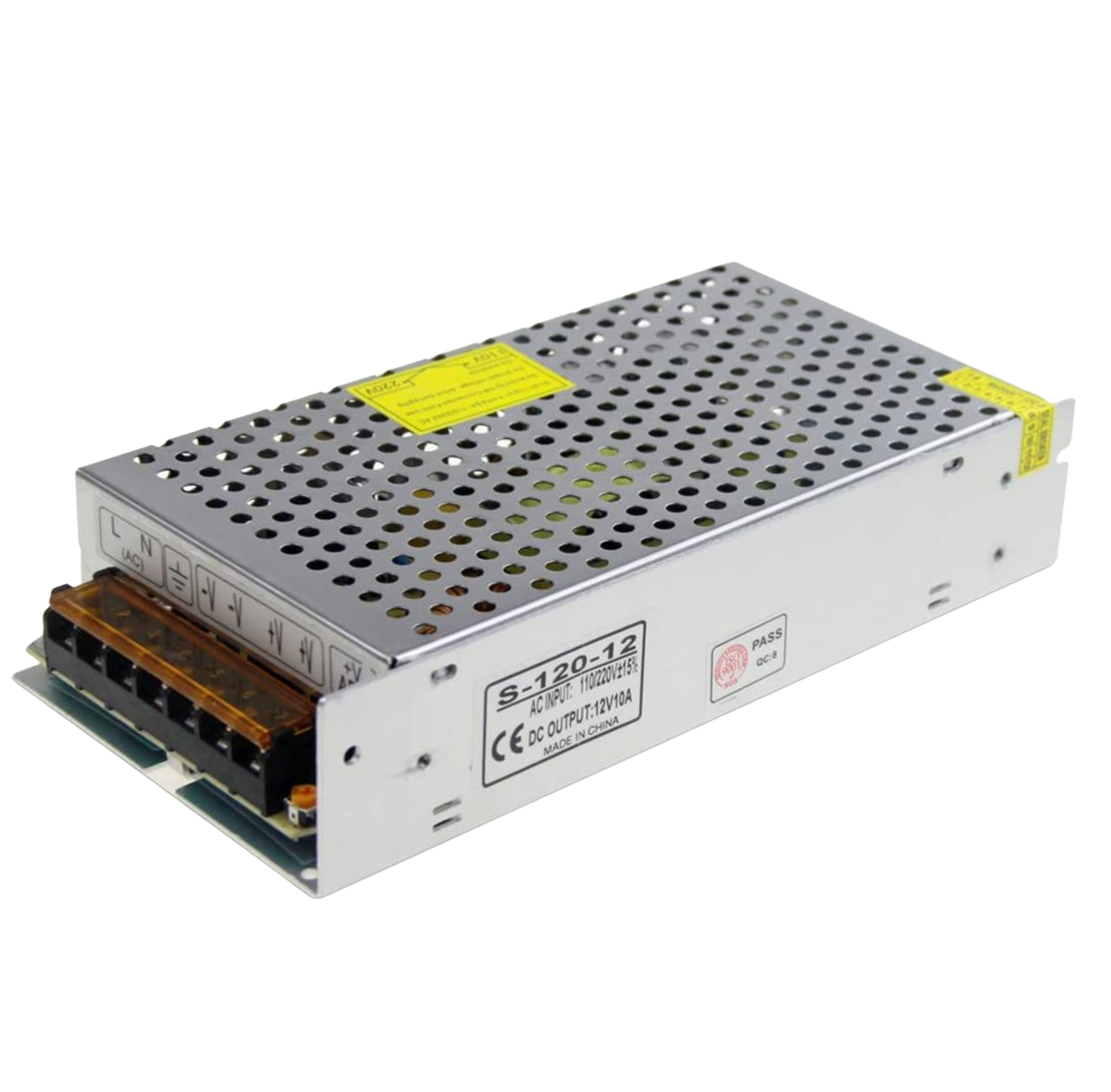 24/12V/5V 10A Power supply with cord