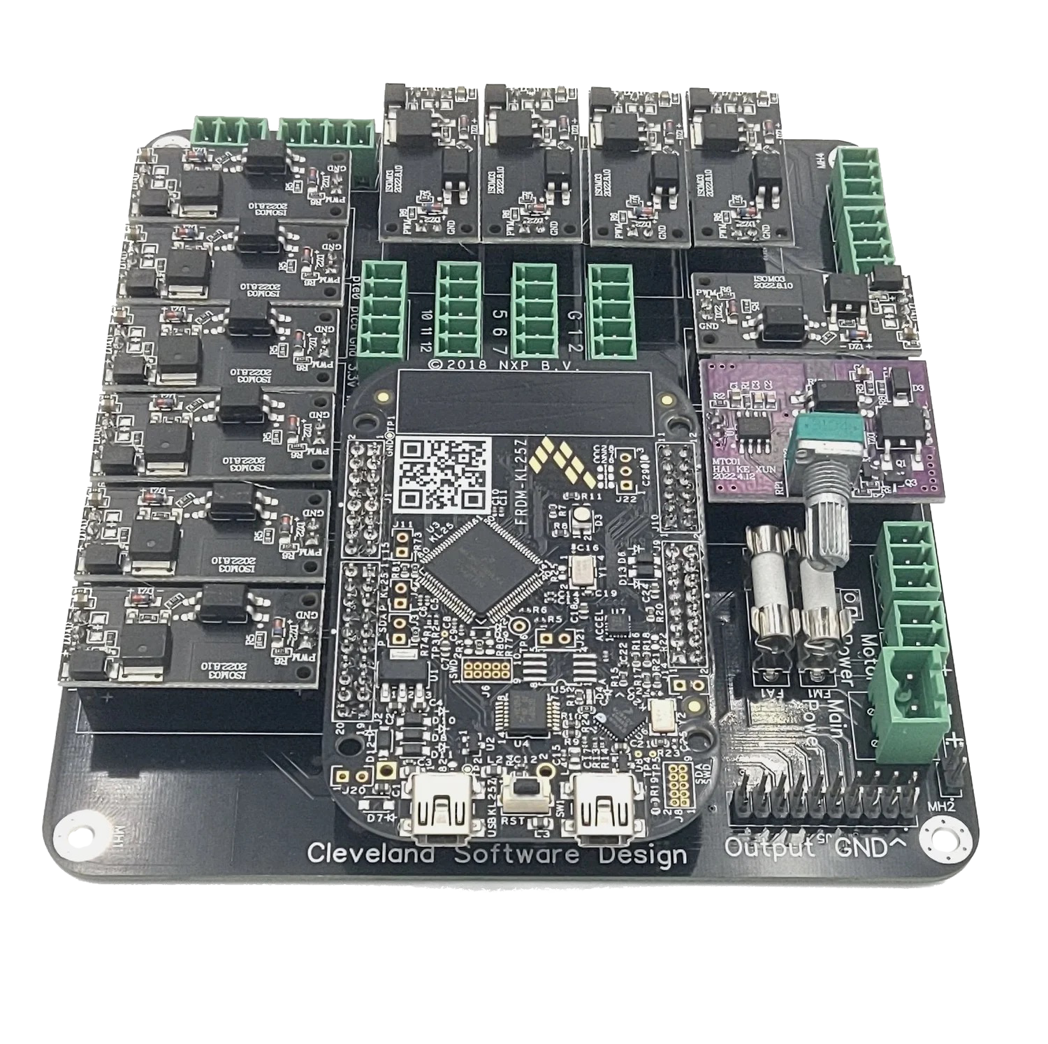 12 Output KL25Z Pinscape compatible board