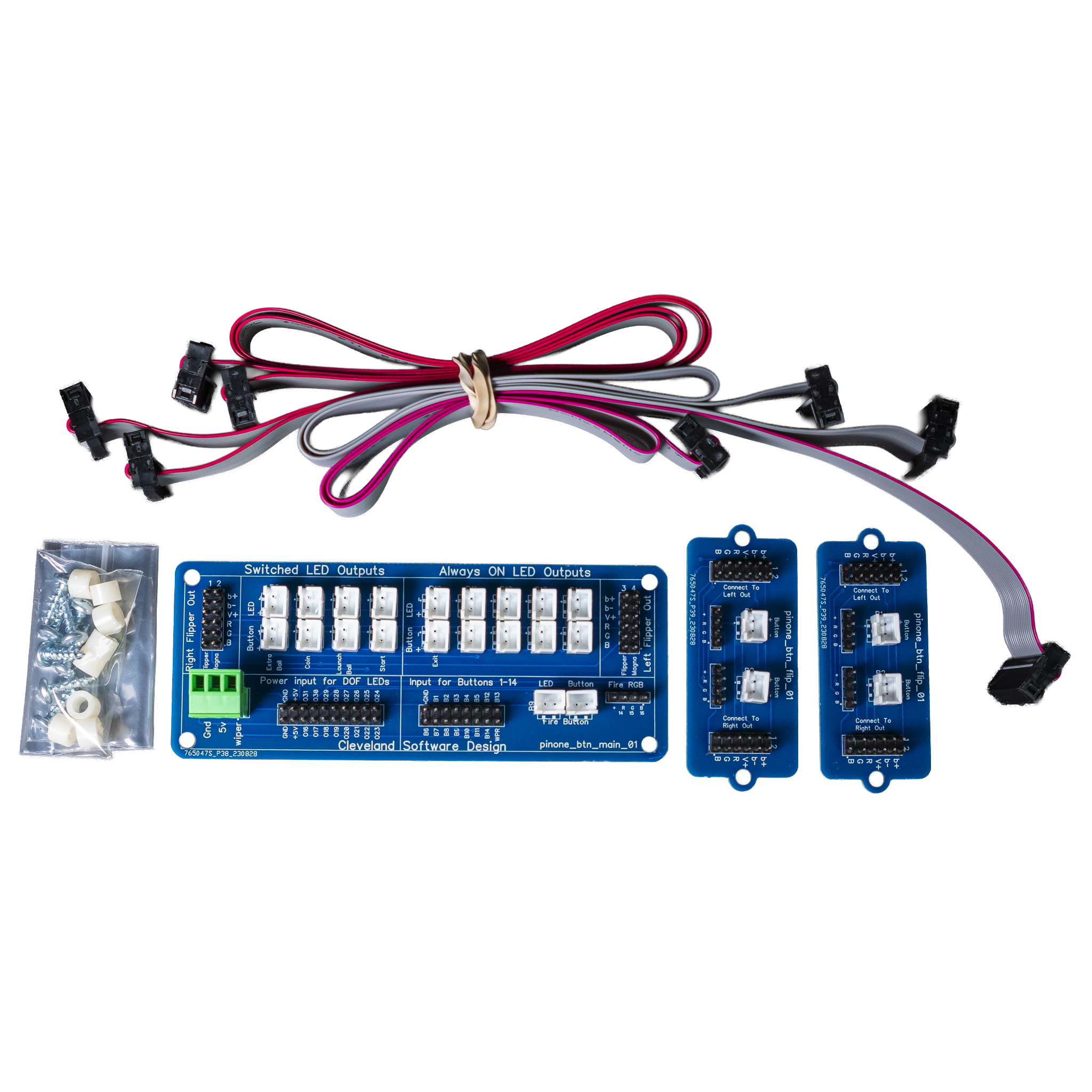 Virtual Pinball Button Hookup Kit