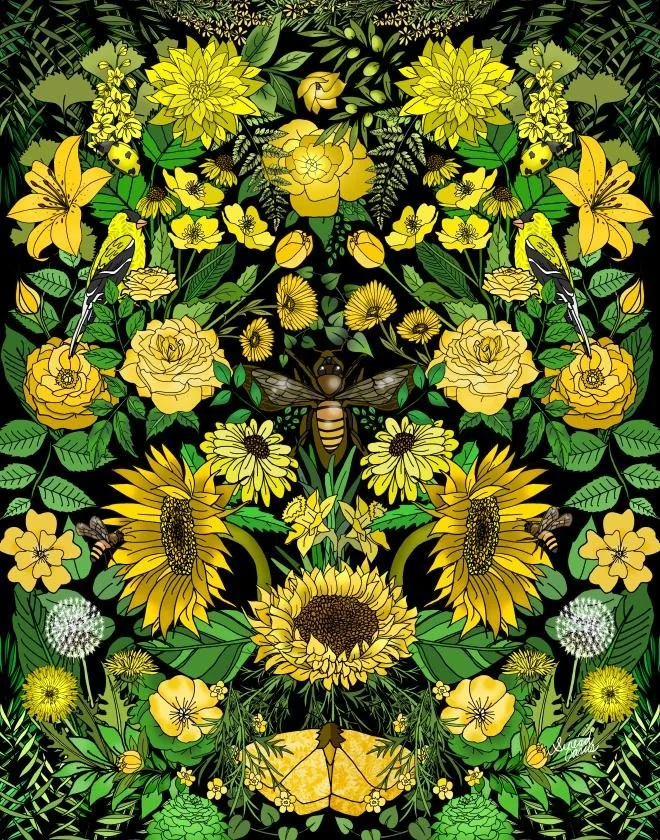 GUEST ARTIST: Sinead Carus | Mixed Media Illustration