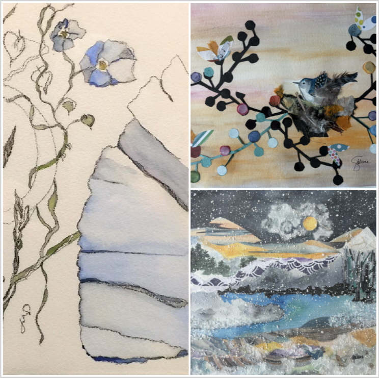 ARTIST TALKS: Juli Janovicz (Watercolor) & Gailene Cowger (Mixed Media)(An Artful Life After Stroke)