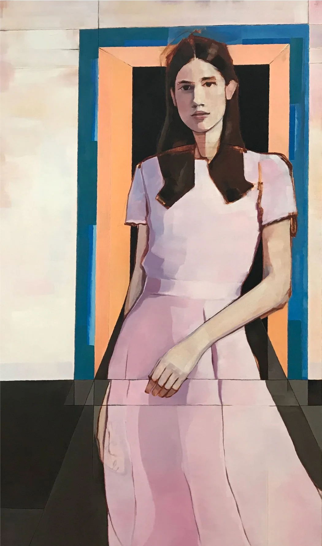 A Ghost in my Father’s House (or) “and it’s so late” 54 x 32 Oil on Canvas $2000