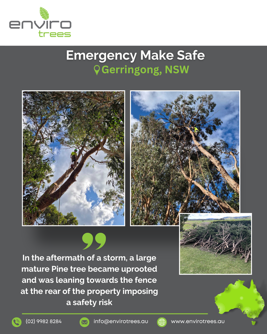 Emergency Make Safe, Gerringong NSW 