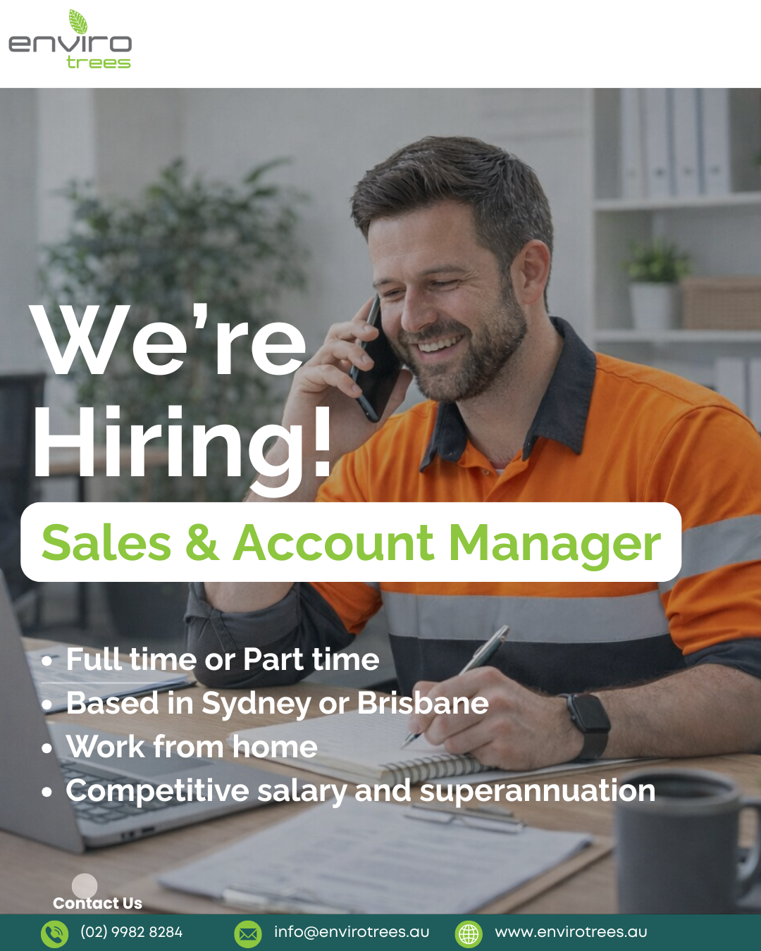 Sales and Account Manager - sydney or brisbane