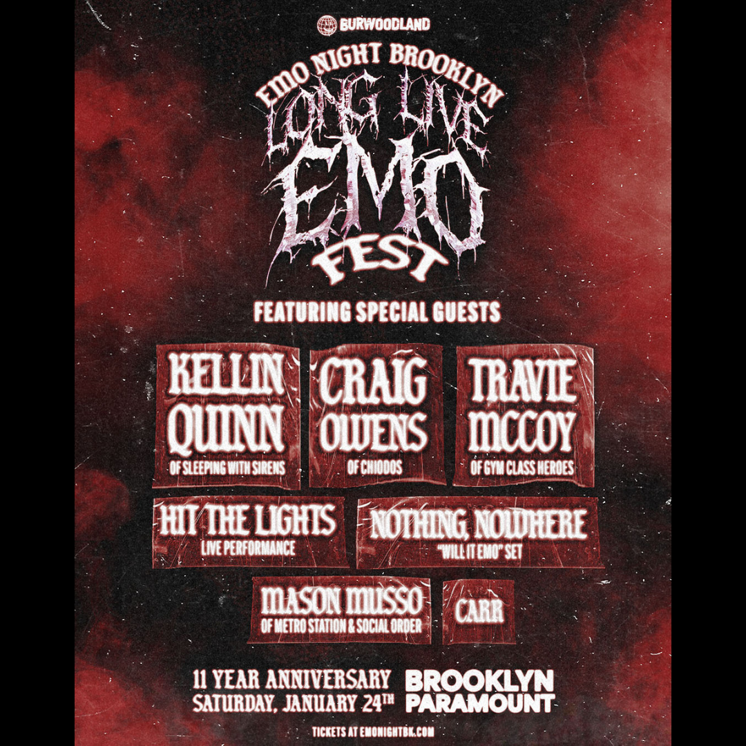 Social Order's Masson Musso - Emo Night Brooklyn Presents: Long Live Emo Fest