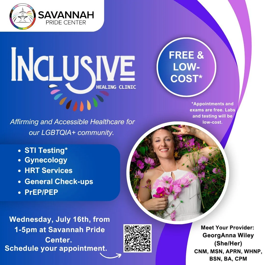 Next week, Inclusive Healing Clinic will be happening on Wednesday, July 16th, from 1-5PM. Amazing healthcare services are available with IHC, from Gynecology and General Check-ups, to HRT services, and so much more!

Please scan the QR code, or visi