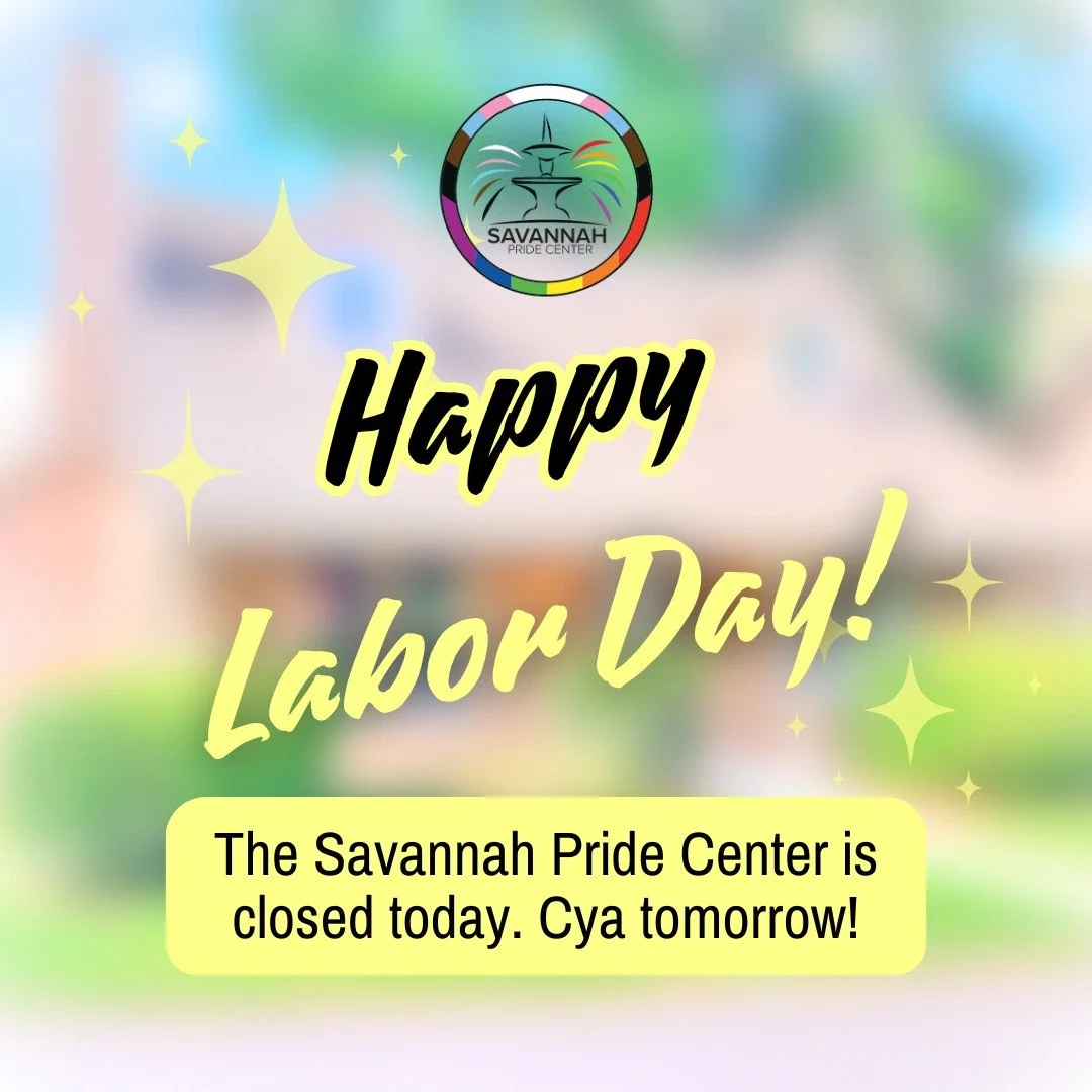 Welcome to September, everyone! We hope you are having a wonderful Labor Day. The Pride Center will be closed today, but we will be back tomorrow and resuming our regular services and activities.

See ya soon! 🌈