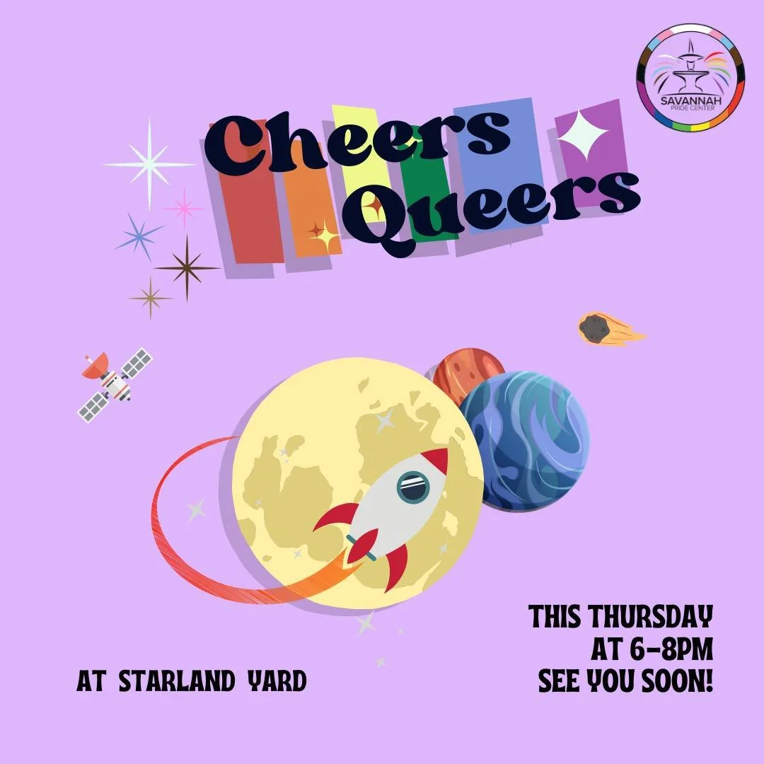 Hello everyone!

We would like to share that Cheers Queers will be happening this Thursday, December 18th from 6PM to 8PM at Starland Yard.

Please stay tuned for any other upcoming amendments to our weekly schedule and we hope you have a lovely holi