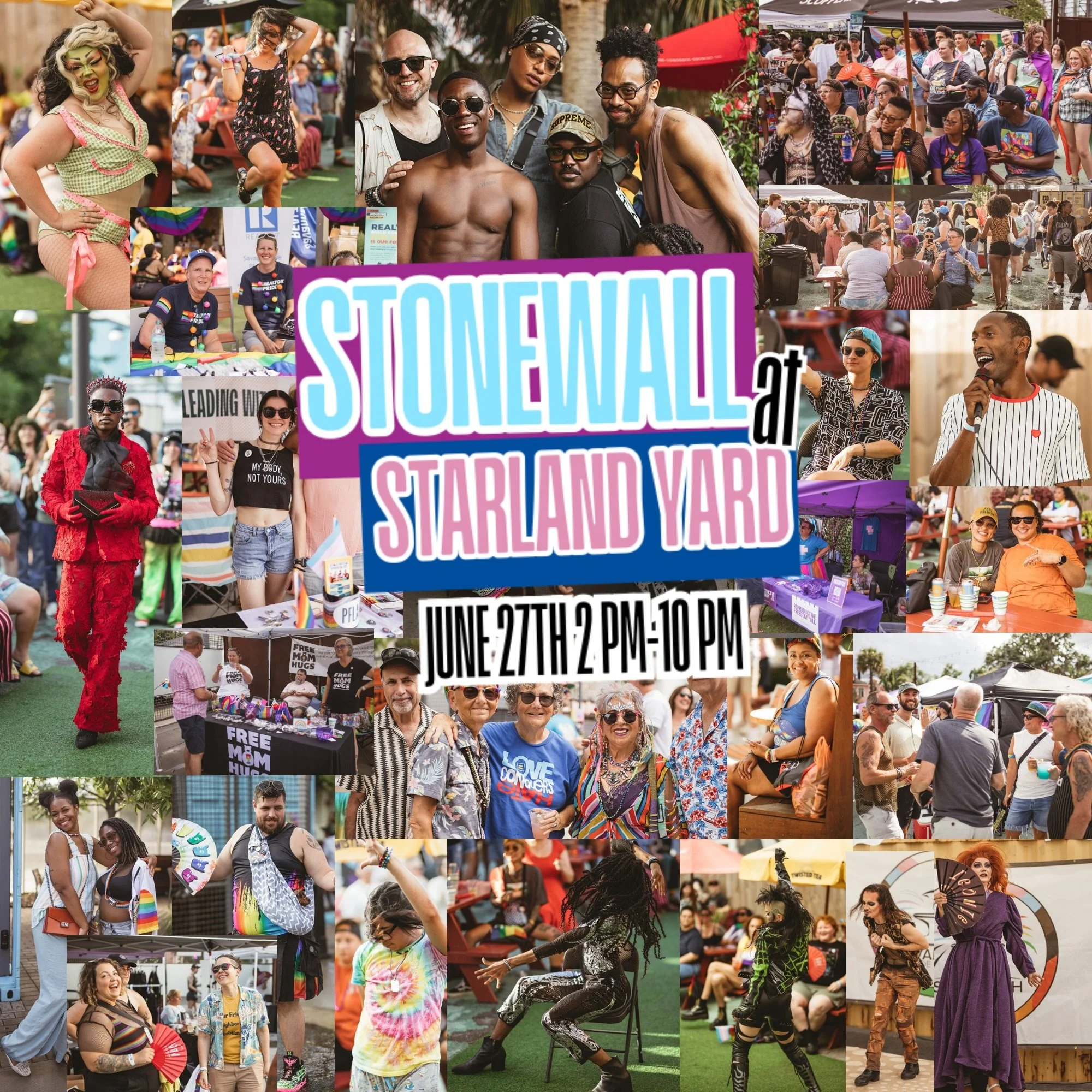 &ldquo;Stonewall At Starland Yard&rdquo; is a vibrant annual celebration now in its 9th year, dedicated to commemorating the historic Stonewall Riots in 1969 that gave momentum to the LGBTQIA+ rights movement.

Attendees can look forward to our annu