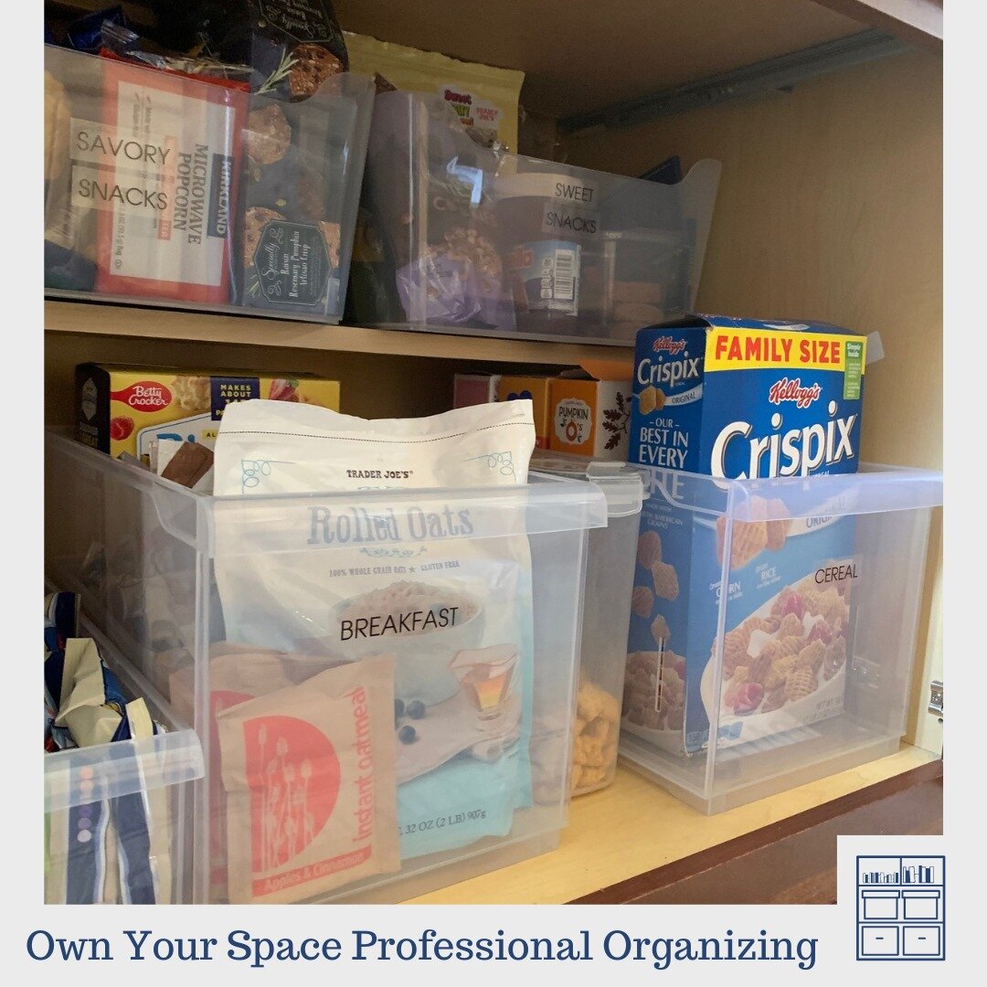 Under the island cabinet transformation 👀

Stop the clutter in your cabinets by giving each one a specific job to do. If you're short on pantry space or want to teach your kids a little independence in the kitchen, set up a breakfast &amp; snack are