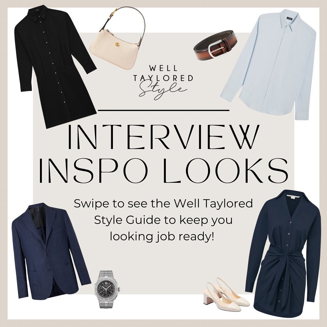 The Interview Edit: Swipe to see the ultimate guide to keep you looking job ready! Need a style refresh, message me now 💌
.
.
.
.
#styleguide #styleinspiration #interviewtips #interviewlook #jobready #workwear #workstyle #workstyleinspiration #fashi