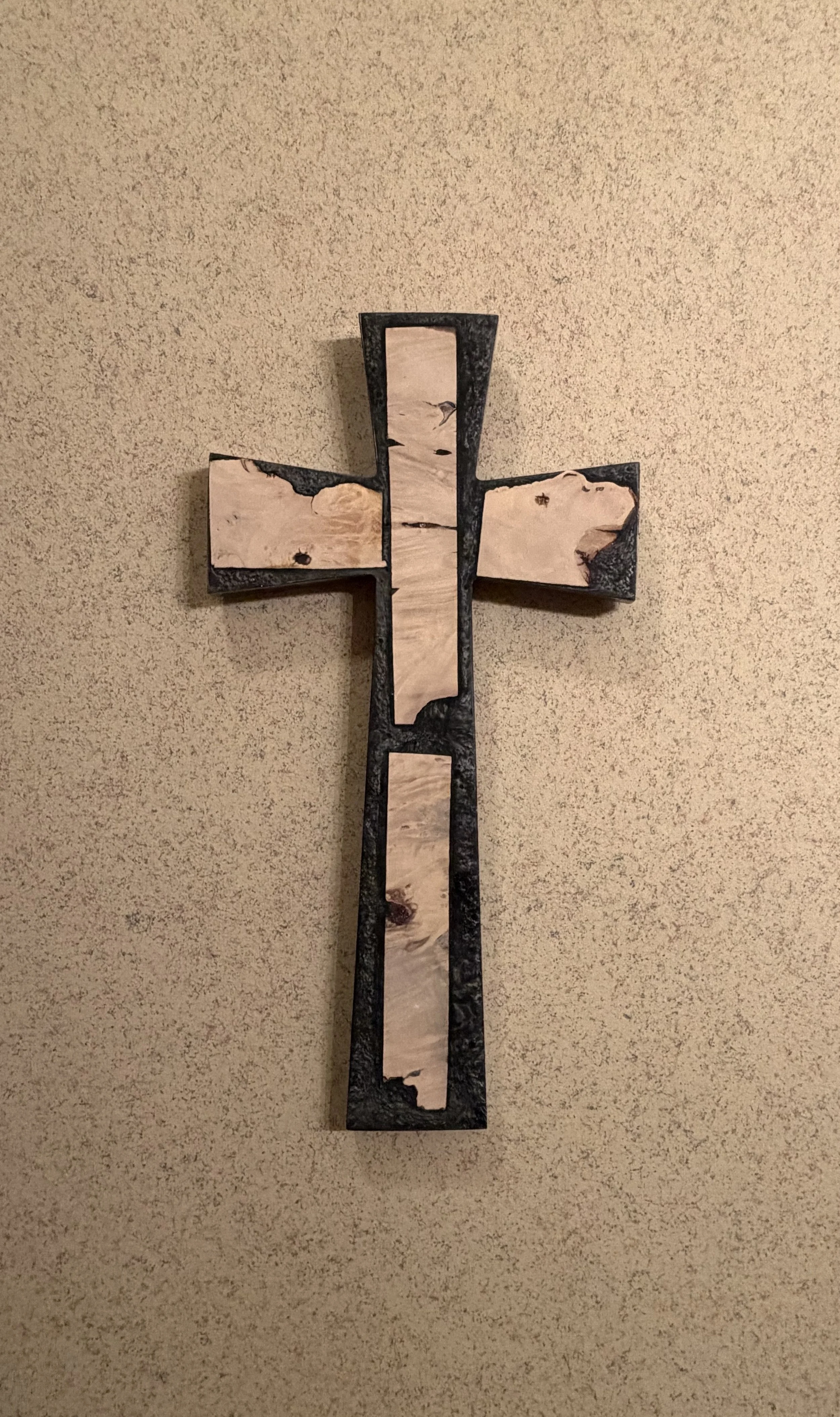 Buckeye Cross with Grey Epoxy