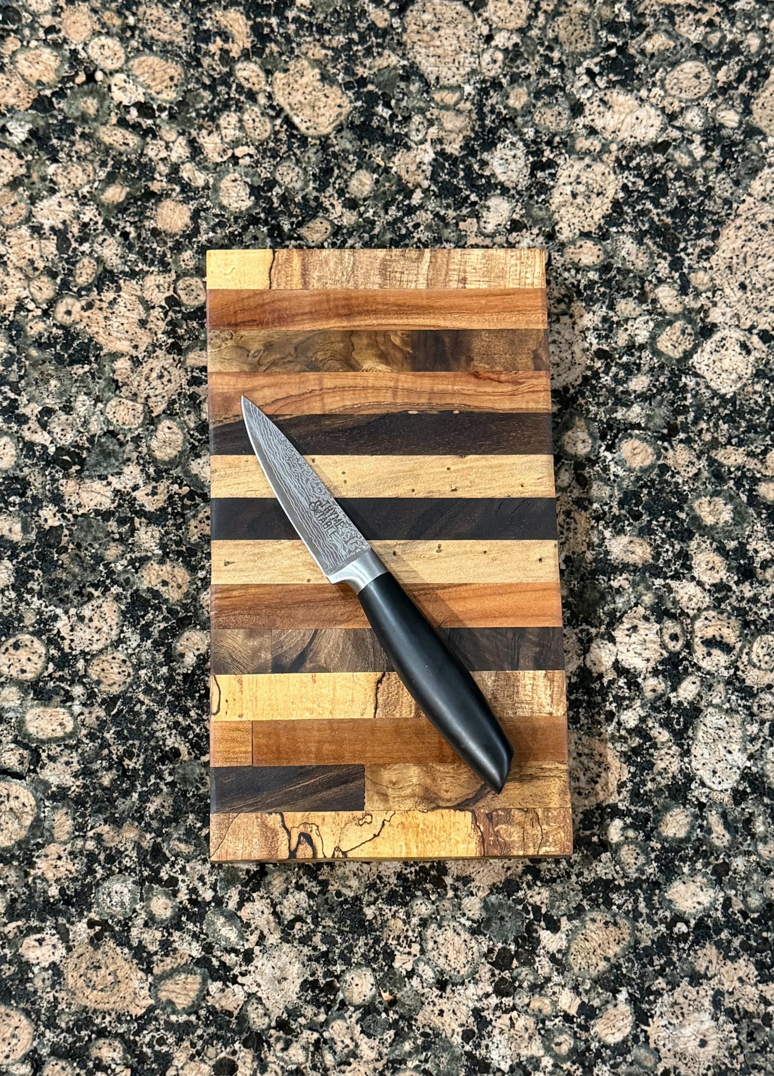 Exotic Wenge, Spalted Maple, Cherry and Walnut Cutting/Charcuterie Board