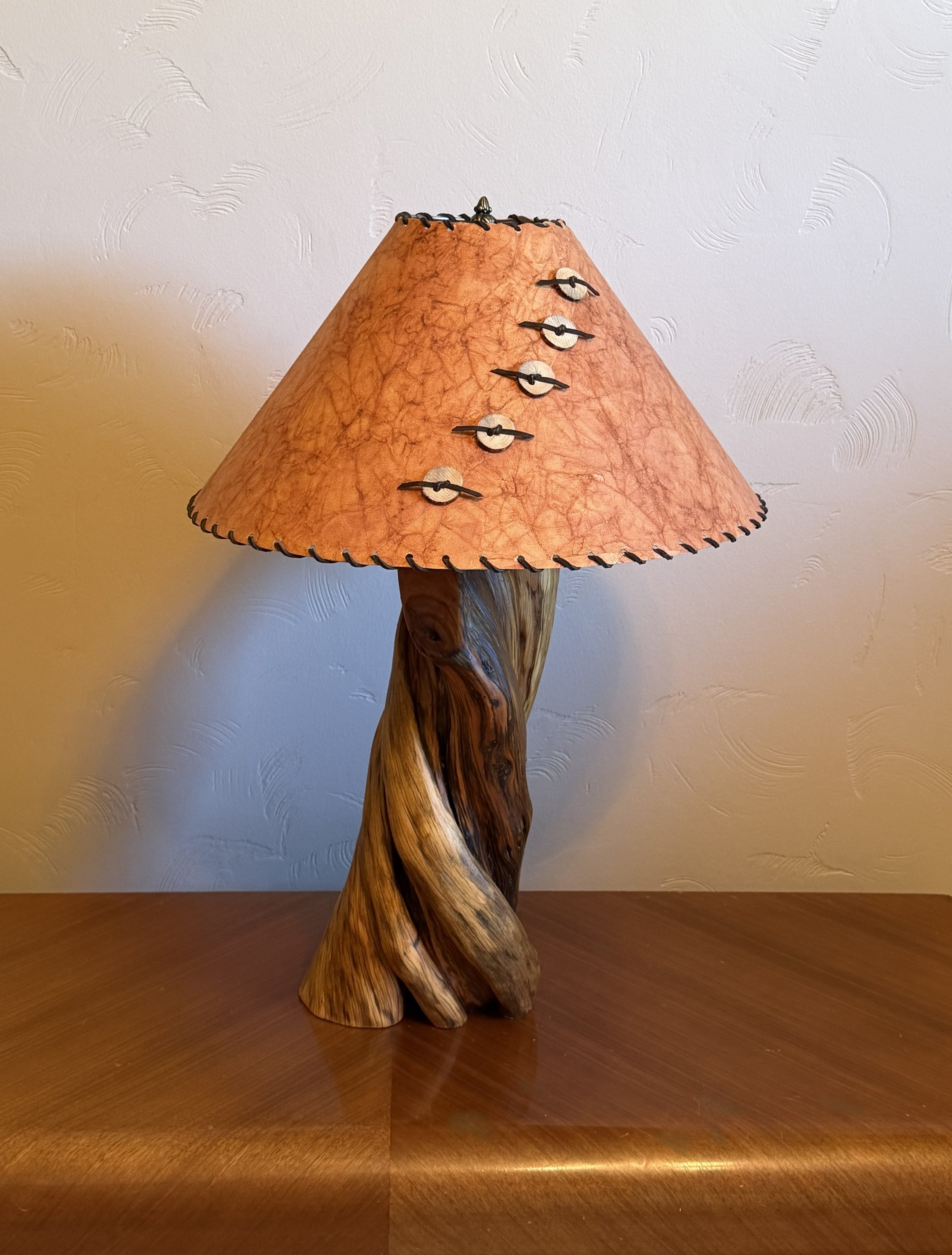 Twisted Juniper Lamp