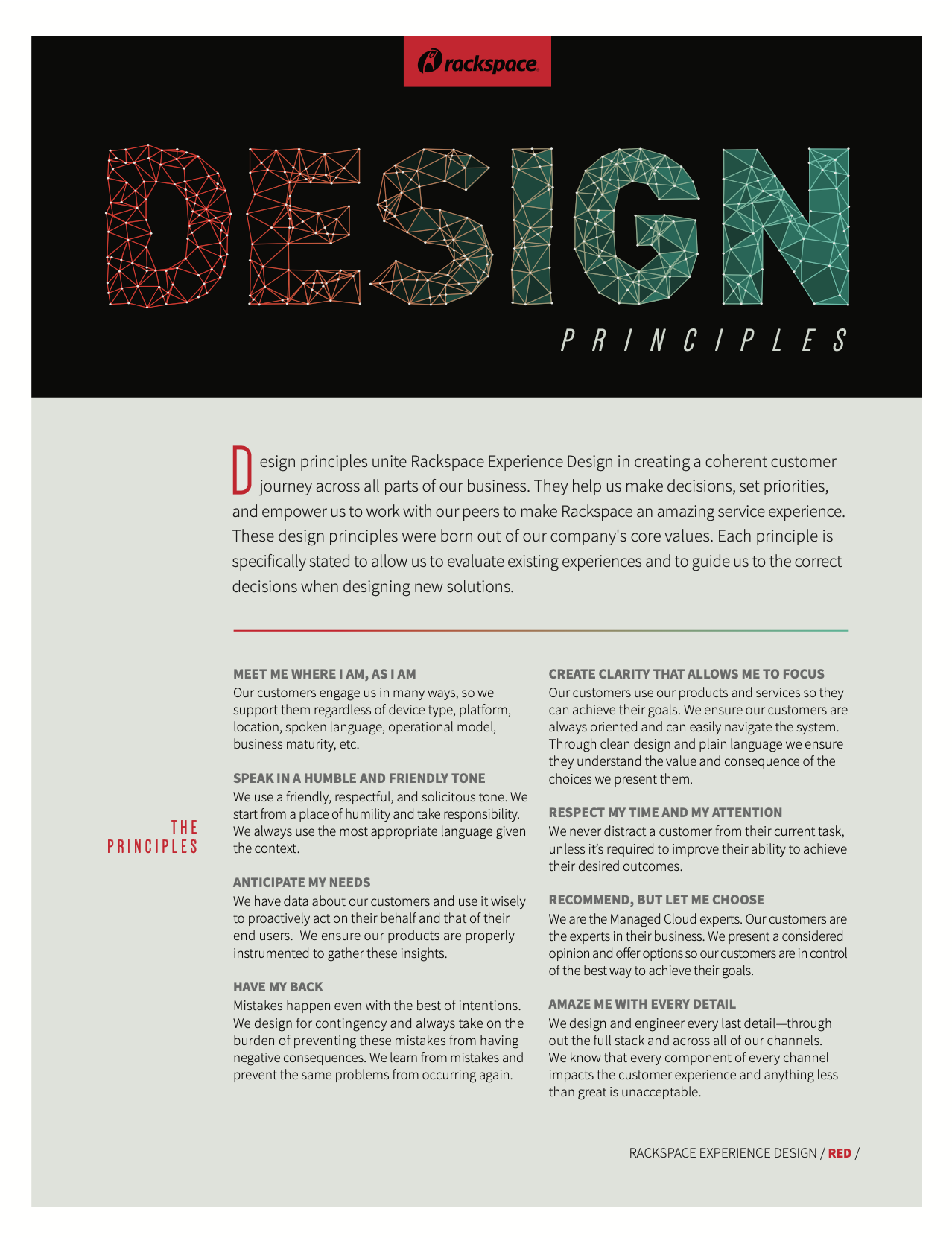 Rackspace Internal Collateral