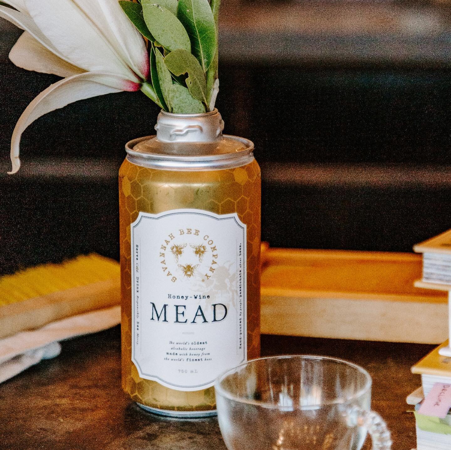 Join us for a ✨free✨ mead tasting 🥂
 
Mead is an ancient alcoholic fermented honey beverage. It&rsquo;s sweet, flavorful, and will definitely get you buzzed. 
 
Tomorrow for #earthday we will be talking about bees and slinging free flights of mead f