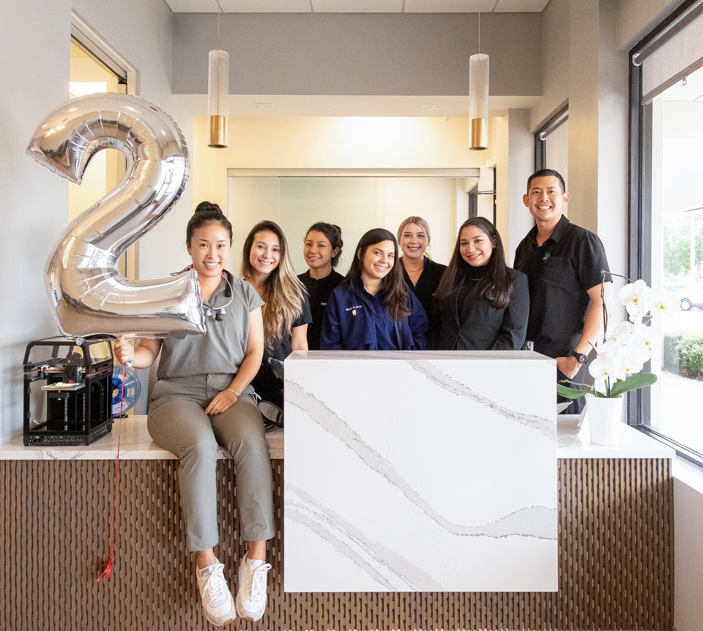 Happy✌🏼years to the Ivory Dental! What a great year it&rsquo;s been with our amazing staff! We look forward to growing more in the next year and continue to provide our patients with the best dental care in Orlando! 🦷 | #dental #dentist #dmd #gener