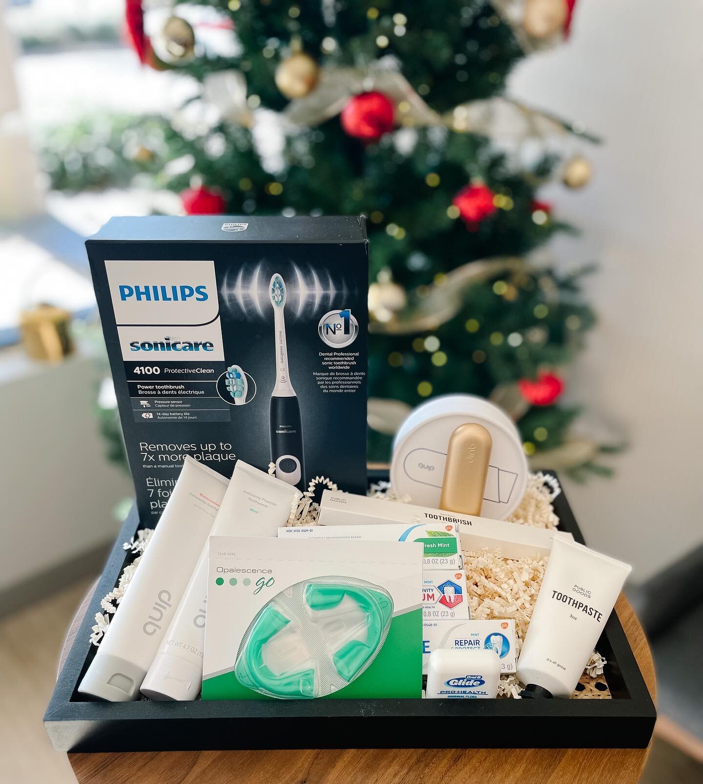 Happy Holidays!🎄We&rsquo;re having our very first Christmas Giveaway! We&rsquo;re giving away one &ldquo;Sonicare and More&rdquo; gift basket every week till Christmas! All patients who leave us a Google review are eligible and will be chosen each w