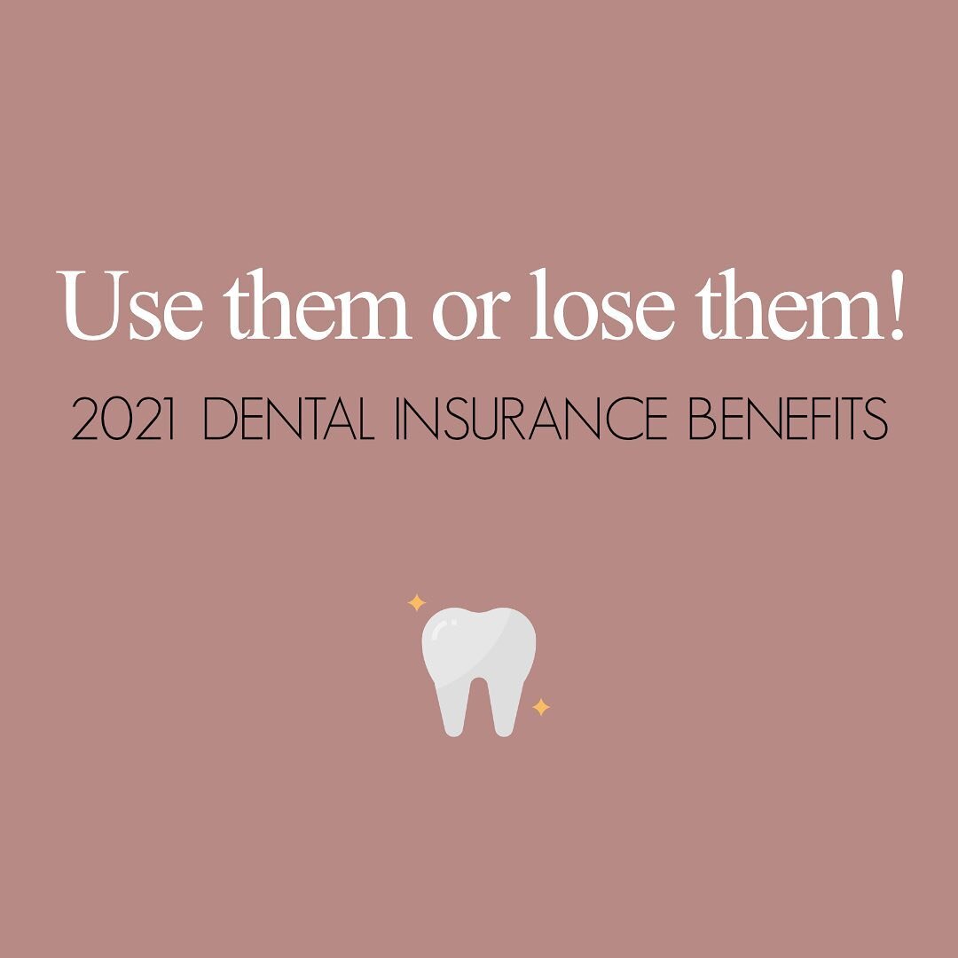 Haven&rsquo;t had a chance to get your annual checkup or cleaning? Been holding off on that filling you needed? Don&rsquo;t let your dental insurance benefits go to waste! Book your appointment now at the link in our bio ⬆️ |  #dental #dentist #dmd #