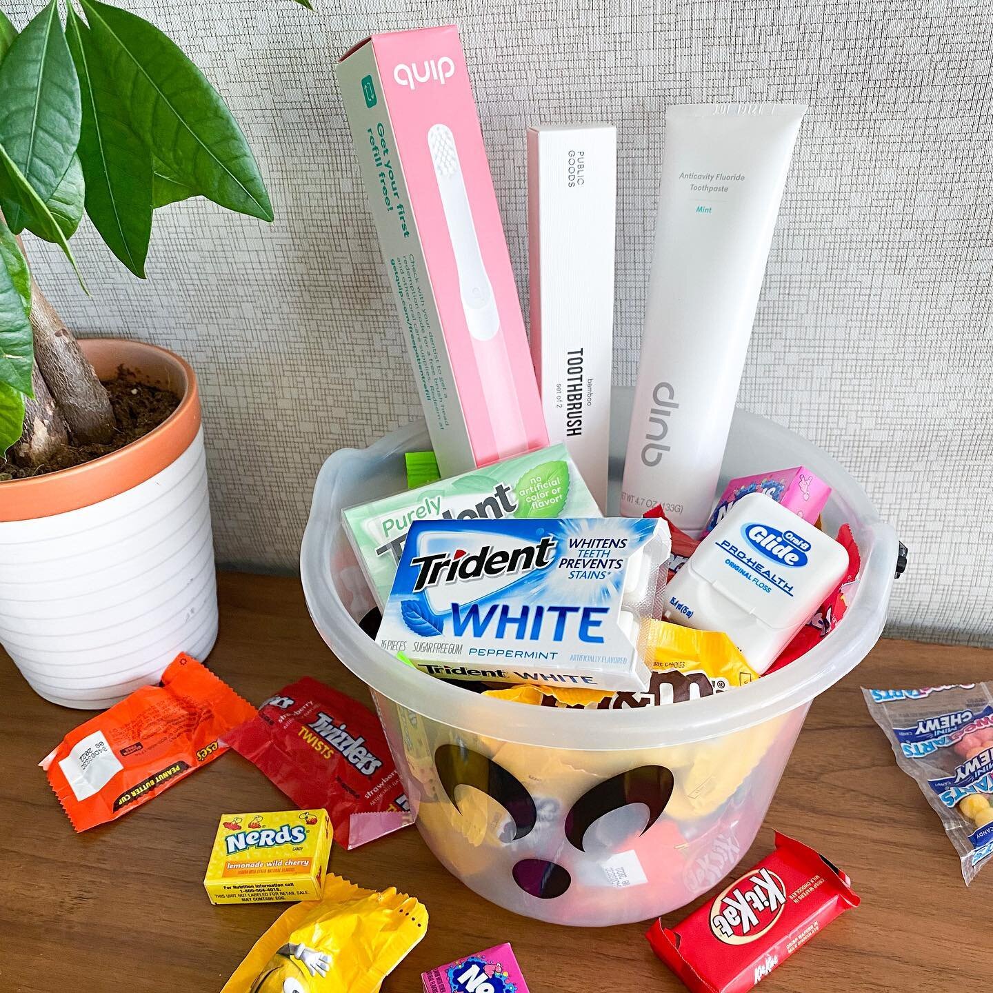 Trick or treat! 🎃 Got candy? We&rsquo;re not here to ruin any Halloween fun, but don&rsquo;t forget to make sure you are still practicing good oral hygiene after all that sugar! This includes brushing twice and flossing once. You may even want to tr