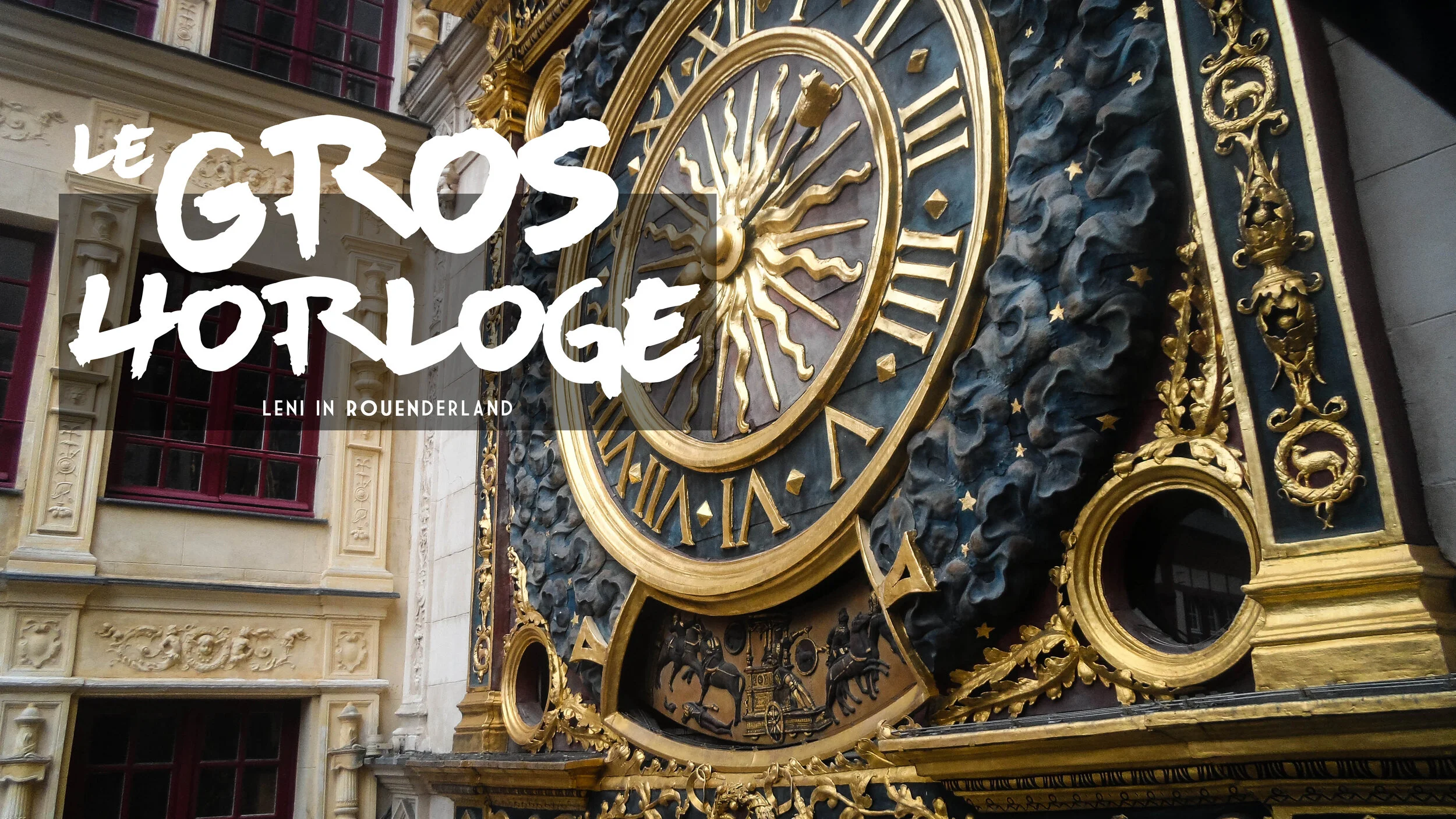 Climbing up the bell tower of Rouen's Le Gros Horloge