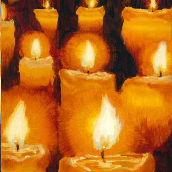 This Little Light - Giclée square mounted print