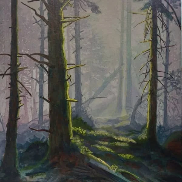 Liminal - Giclée square mounted print