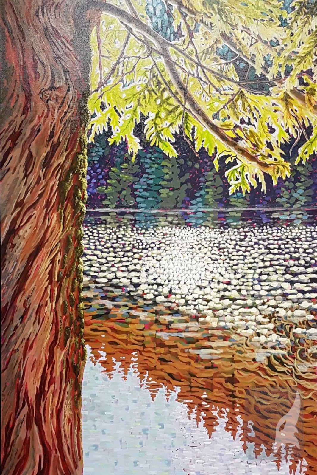 Autumn Lake - Original Painting