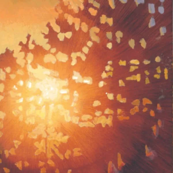 Embers - Giclée square mounted print