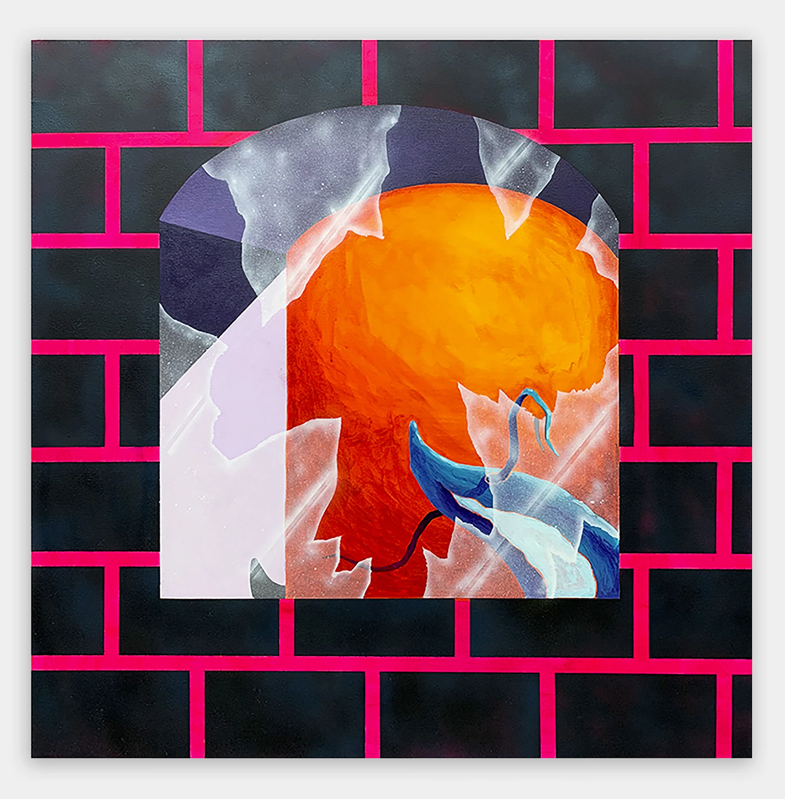 Misguided Fear36”x 36”Acrylic on Canvas over Wood Panel2019