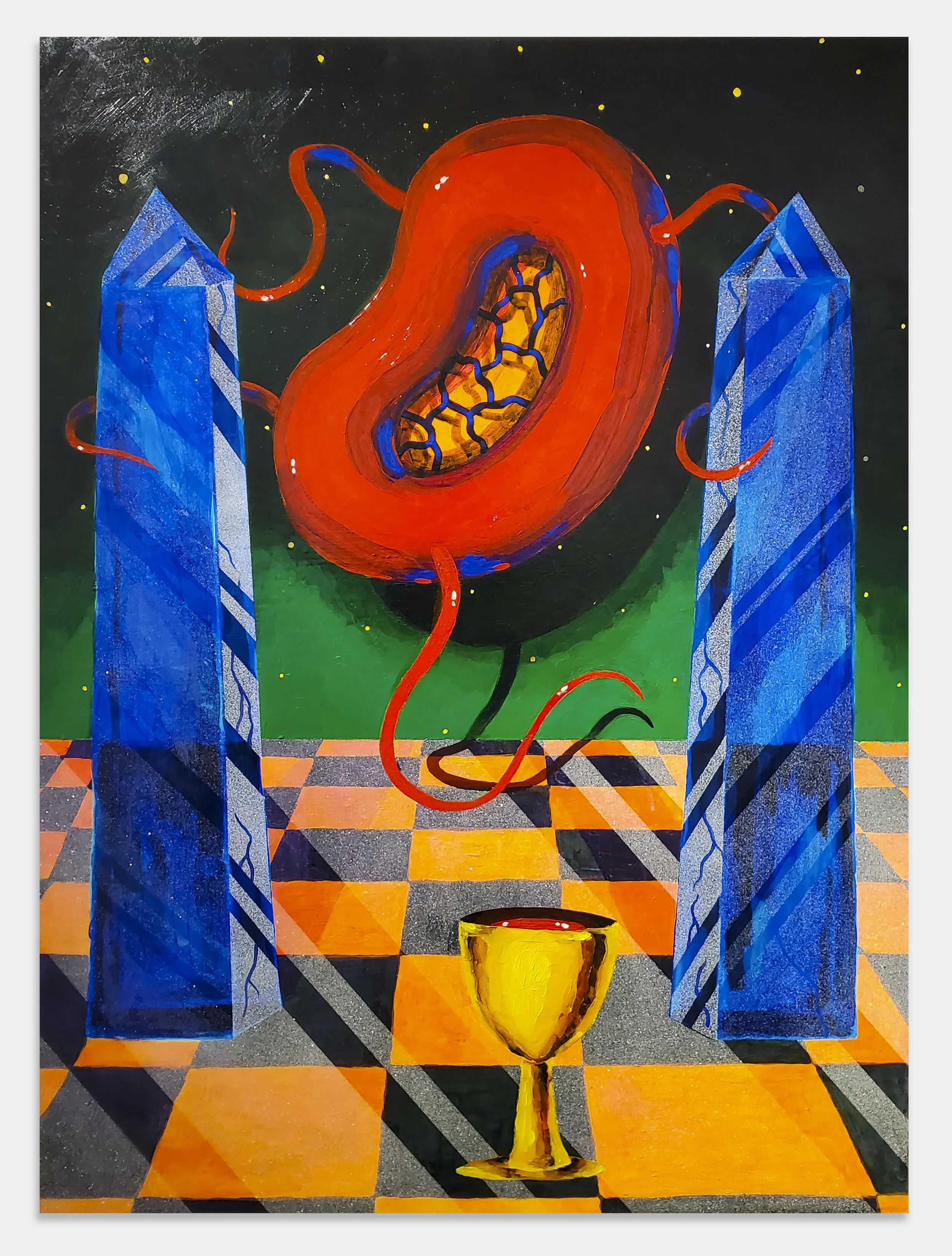 Ritual24”x 18”Acrylic on Wood Panel2018